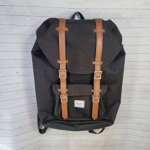 Herschel Little America Backpack, in Gargoyle Black